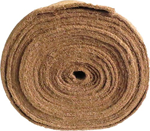 Unkrautschutzmatte aus Kokosfaser, 0,50 m x 5,00 m, ca. 7 mm dick, 2,50 m², (EUR 7,96/m²), Winterschutzmatte, Pflanzenschutzmatte, Kompostabdeckmatte,Kokosmatte, 100 % biologisch abbaubar, nachhaltig