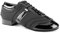 Portdance Herren Tanzschuhe/Sneakers PD Pietro Premium - Lycra/Lack Schwarz - Rauledersohle [EUR 41]