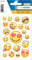 HERMA 15325 Aufkleber Smiley klein groß, 19 Stück, Belohnung Sticker mit Emoji Gesicht Motiv, Kinder Etiketten für Fotoalbum Tagebuch Poesiealbum Scrapbooking Geburtstag Dekoration Briefe DIY Basteln