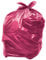 100 x Red 90L Medium-Duty (28 Micron / 112 Gauge) Alina Coloured Refuse Sack / Polythene Dustbin Liner / Plastic Bin Bag / 90 Litre Red Garbage Bag (100 Sacks)