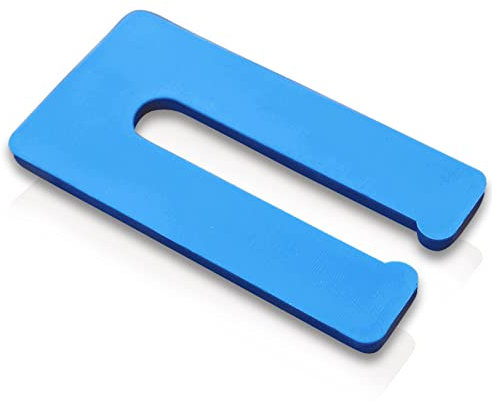 My Plast® 250 Stück 3 mm Unterlegeplatten – Distanzhalter aus Kunststoff I Verglasungsklötze, Montagekeile aus Vollmaterial