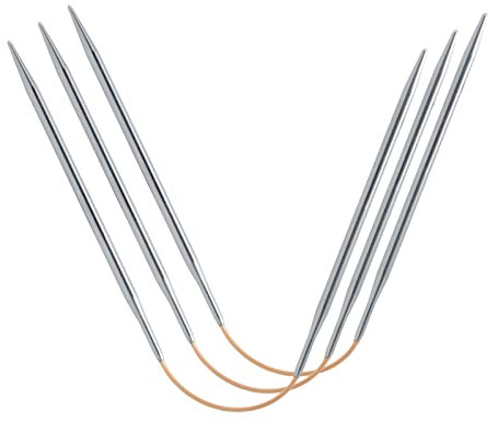 Addi GS161202655 Strumpfstricknadeln CraSyTrio Long, Stahl, 26 cm / 5,5mm