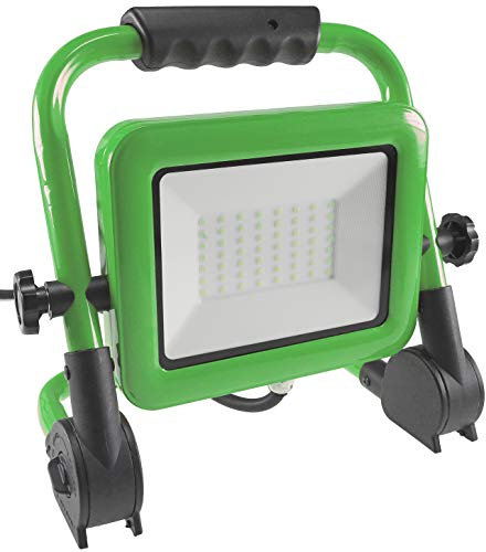50Watt LED Fluter Scheinwerfer mit 4350 Lumen 1,5Meter Kabel I IP44 Baustellen Leuchte I Flutlicht-Strahler für Werkstatt Baustelle I 4000k Neutralweiß