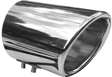 OMAC Auspuffblende Endrohr kompatibel mit VW Touran 5T1 2015-2025 Edelstahl Chrom 1tlg