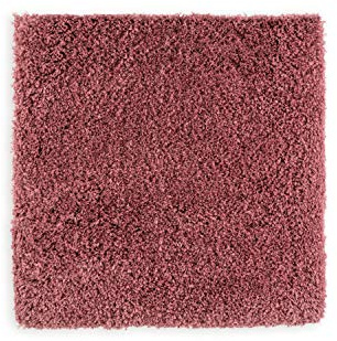 WohnDirect Premium Hochflor Badezimmerteppich Rosa • Rutschfester & Extra Flauschiger Badvorleger • Badteppich, Badematte 45 x 45 cm