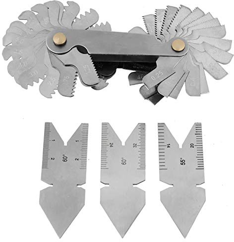 Metrisches System Gewindelehre Kit Schraubenlehre Set zum Schleifen von Schneidwerkzeugen
