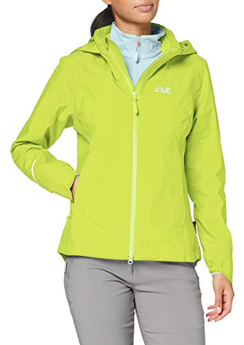 Jack Wolfskin Damen Jacke Atlas Tour Jacke, Bright Lime, S, 1112711