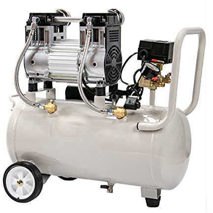 Pompe à air sans huile Portable 15/30 / 35L compresseur d'air silencieux (48dB) 800/980 W rénovation de la maison peinture en aérosol pour le travail du bois, compresseur de gonflage des pneus 220V