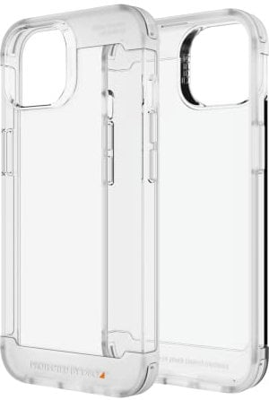 ZAGG Gear4 Havana D30 Protective Case for iPhone 13, Slim, Shockproof, Wireless Charging, MagSafe, (Clear)