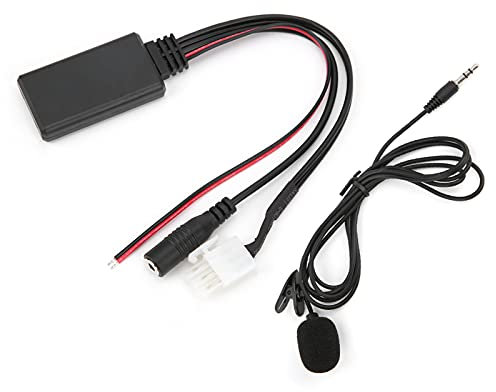 Autoradio-Kabel, DC 12V Auto-Audiokabel AUX Bluetooth 5.0 Adapter Ersatz passend für Honda Goldwing GL1800