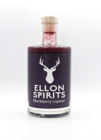 Blackberry Liqueur | Ellon Spirits | 500ml 20% ABV | Naturally made using only real fruit |