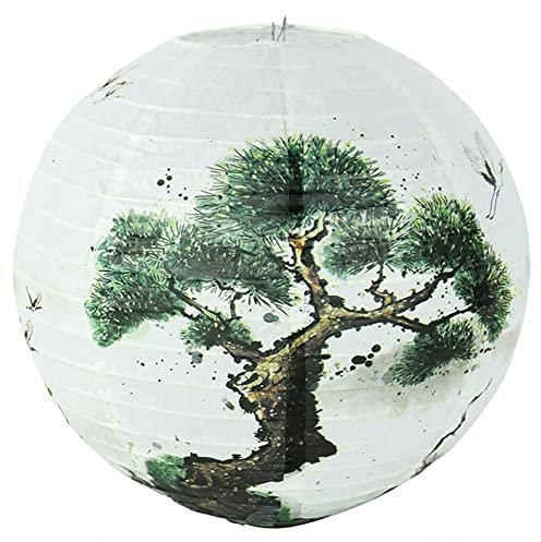 Lantern Round Paper Lantern Shade 30cm Paper De Papier De Soie Décor Décor des Lumières Suspendues De Style Oriental Chinois pour Le Restaurant Home