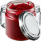 KADAX Lot de 50 petits bocaux à confiture, ronds, 200 ml, diamètre : 66 mm, pour miel et épices, hermétiques, argentés