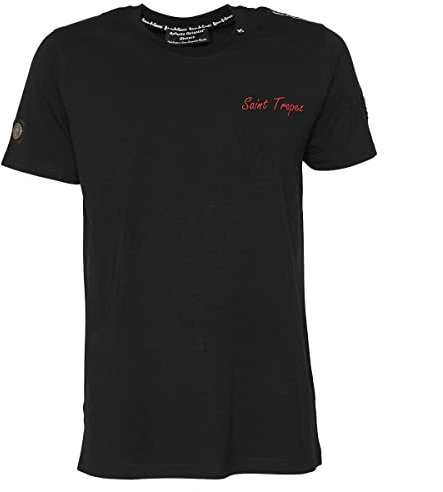 Roberto Geissini Herren T-Shirt DIE-St.Tropez - Black 2XL