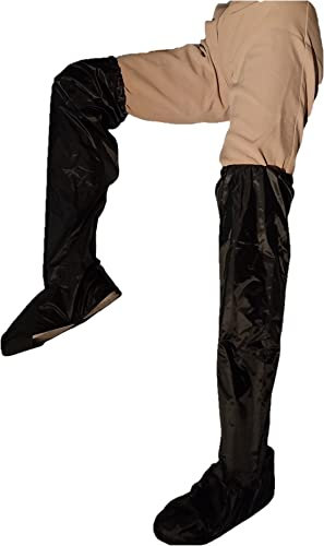Bub-up Overknee Guêtres vélo Extra-Longues protège-Jambes et Couvre-Chaussures