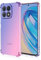 JIAFEI Hülle für Honor X8a Gradient Color Handyhülle TPU Gradient Dünn Schutzhülle Anti-Fall Handytasche Handy Case Kompatibel mit Honor X8a, Blau/Rosa