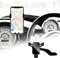 KUNGKIC RHD Car Mobile Phone Holder Trim Adjustable Alumium Alloy Phone Holder Mount For BMW Mini Cooper R50 R52 R53 Accessory Interior Trim 360° Rotation, Black