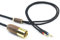 Câble équilibré XLR 4 broches XLR mâle 6N OCC en cuivre argenté 4 broches compatible avec Denon AH-D7200 AH-D7100 AH-D9200 AH-D5200 AH-D5200 pour casque Focal Elear Boîtier en bois de noyer 3 m