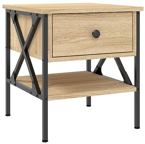 vidaXL Nachttisch Sonoma-Eiche 40x42x45 cm Holzwerkstoff