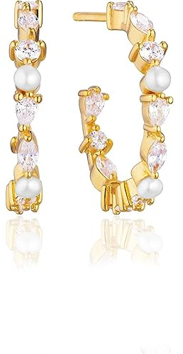 Sif Jakobs Sif Jakobs Jewellery Damen-Creolen 925er Silber Farbstein