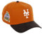New Era New York Mets MLB 40th Anniversary Sidepatch Orange Black Cord 9Forty A-Frame Snapback Cap - One-Size