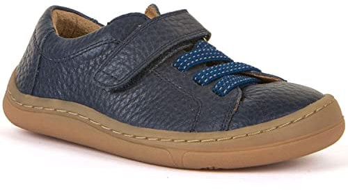 Froddo Snowboot/Barfu?Schuhe/Winterstiefel TEX Membran & Schurwoll Futter Purple G3160212 Kinder Barfußschuhe Dunkelblau (Blue), Gr. 25