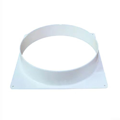 Flangia da parete per tubo di ventilazione in PVC, flangia diritta per tubi di ventilazione in plastica (250 mm), 5Q68GWQ4HH26083MV5X247