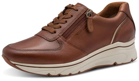 Tamaris Damen Low-Top Sneaker, Frauen Halbschuhe,Wechselfußbett,Laufschuhe,Freizeit,sportlich,Halbschuhe,straßenschuhe,Muscat,39 EU