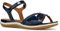 Geox Femme D Sandal Vega B Plate, Navy, 38 EU