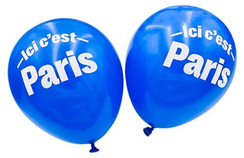 11 x Luftballons, bedruckt, PSG, offizielle Kollektion von Paris Saint-Germain