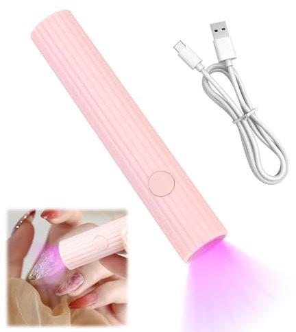 Handheld Nail Dryer LED UV Nail Lamp for Gel Nails Strip Type Nail Dryer Automatic Smart Sensor Quick Drying UV Light for All Gel Polishes Portable and Lightweight Design for Home and Salon Use