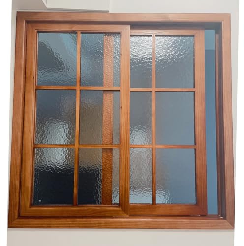 LXLZYXSF Ventana Correderas Horizontal Ventana Deslizante para Cocina Baño, Ventanas De Marco De Madera con Vidrio Templado(WxH 40x16in/100x40cm)