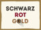Länderspiel-Erinnerung: Postkarte mit Spruch in Deutschland-Farben – Fußball-Fanartikel Schwarz Rot Gold, Geschenk für Fußballliebe & Nationalstolz