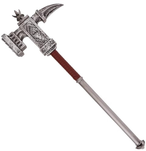 damdos Marteau de cosplay pour Halloween - Marteau pour armes de mêlée, arme de bête de guerre - Épée de dragon - Marteau de mêlée - Jeu de rôle - Cadeau d'anniversaire, Dommages causés par l'arme de