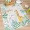Little Olly Kinderteppich - Jungle Giraffe Beige - Tier - Kinderzimmer, Babyzimmer - Jungen - Mädchen - Carpet
