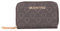 VALENTINO Lady Re Zip Around Wallet Moro/Naturale