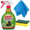 Elbow Grease Air Fryer Cleaner Spray 500 ml - Kitchen Cleaner Elbow Grease Air Fryer Cleaner with Extra Cleaning Sponge and Microfiber Cloth - Deep Fat Fryer Cleaner
