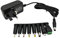 JZK 12V 0.5A Power supply adapter, AC 100-240V to DC 12V 0.5A 500mA power adaptor, AC adaptor, wall charger, 12 volt power adapter with 8 connector DC Plug for router, speakers