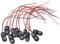 Kfwfuaee Lot de 10 connecteurs à clip de batterie 9 V type I 9 V