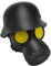 Deckkappe Für Die Anhängerkupplung, Abdeckkappe für Anhängerkupplung, Fun Gasmaske Helm Anhängerkupplung Schild, Anhängerkupplung Schutzkappe Abdeckung, Staubdicht Wasserdicht Gold