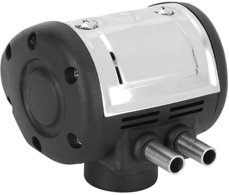 Mipcase Pulsador de aire de ordeño máquina de ordeño suministros de ordeño de cabra pulsador de ordeñador pulsador para ordeñadora de vacas pulsador de ordeño al vacío el plastico Negro
