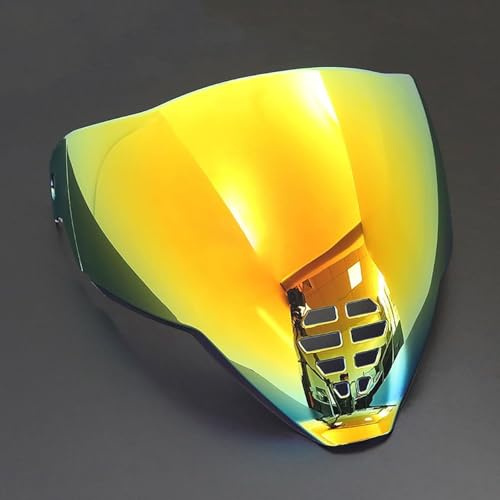MDMDPYLCH Visier Motorradhelm für Icon airflite IC06, Schutzvisier Wind Und Regen Robuste Ersatzlinse Motorrad Helm Objektiv,normal-A