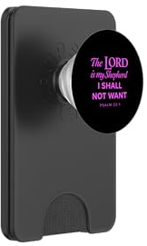 Salmo El Señor Es Mi Pastor Fe Escritura Versículo Bíblico PopSockets PopWallet para MagSafe