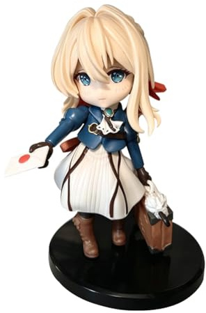 Gooyeh Violet Evergarden Figure Anime Violet Evergarden Action Figure Standing Character Movable PVC Model Desktop Ornament Gift 15cm
