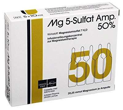 MG 5 Sulfat Ampulle(n) 50% Infusionslösungskonzentrat