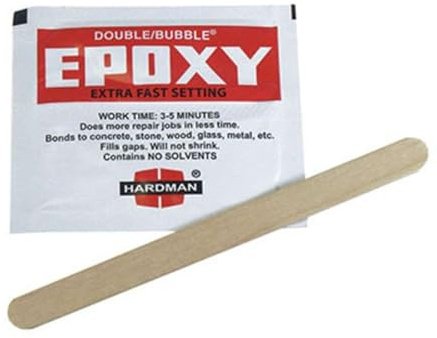 Hardman Double Bubble Red #04001 Extra Fast Setting Epoxy (3-5 Minute) 10-Pack