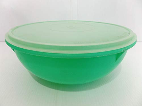 Tupperware Fix N Mix 26 Cup Green Bowl with Sheer Seal Cover