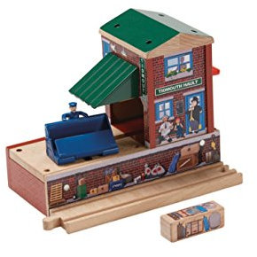 Mattel BDG09 - Fisher-Price Thomas und seine Freunde Holzeisenbahn - Tidmouth Station