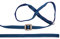 Gencon All-in-1 Halfter und Leine für Rechtshänder, Marineblau/Jade