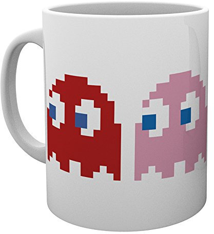 GB Eye Pacman Geister Tasse, Holz, mehrfarbig
